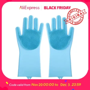 Pet Bath Silicone Glove
