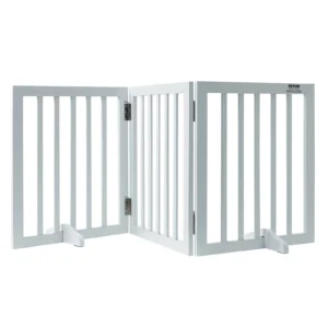 Foldable Freestanding Dog Gate